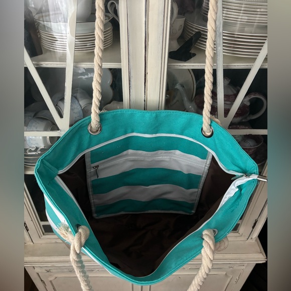 C Embroidered Tote Bag - Picture 3 of 5